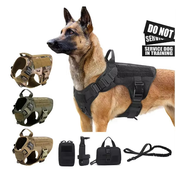 Pet Harness Luxury Dog Leash Set, Camouflage